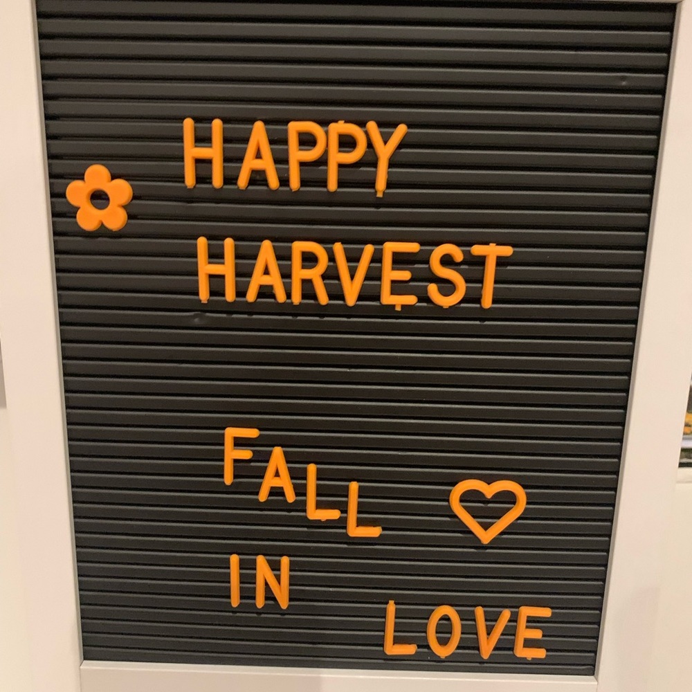 Harvest/Autumn Letter Board!
